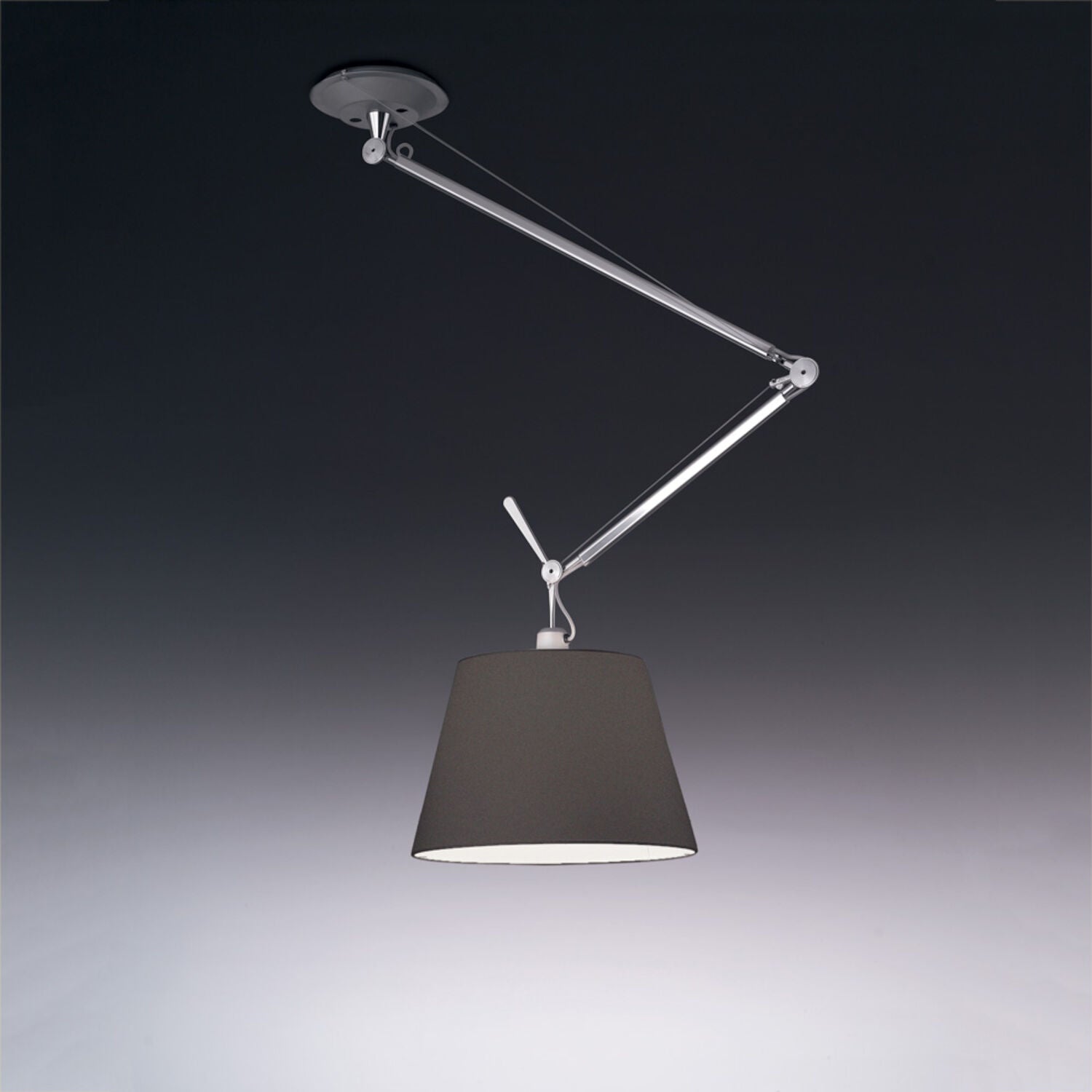 TOLOMEO Suspension Nickel, Noir - TOL1058 | ARTEMIDE