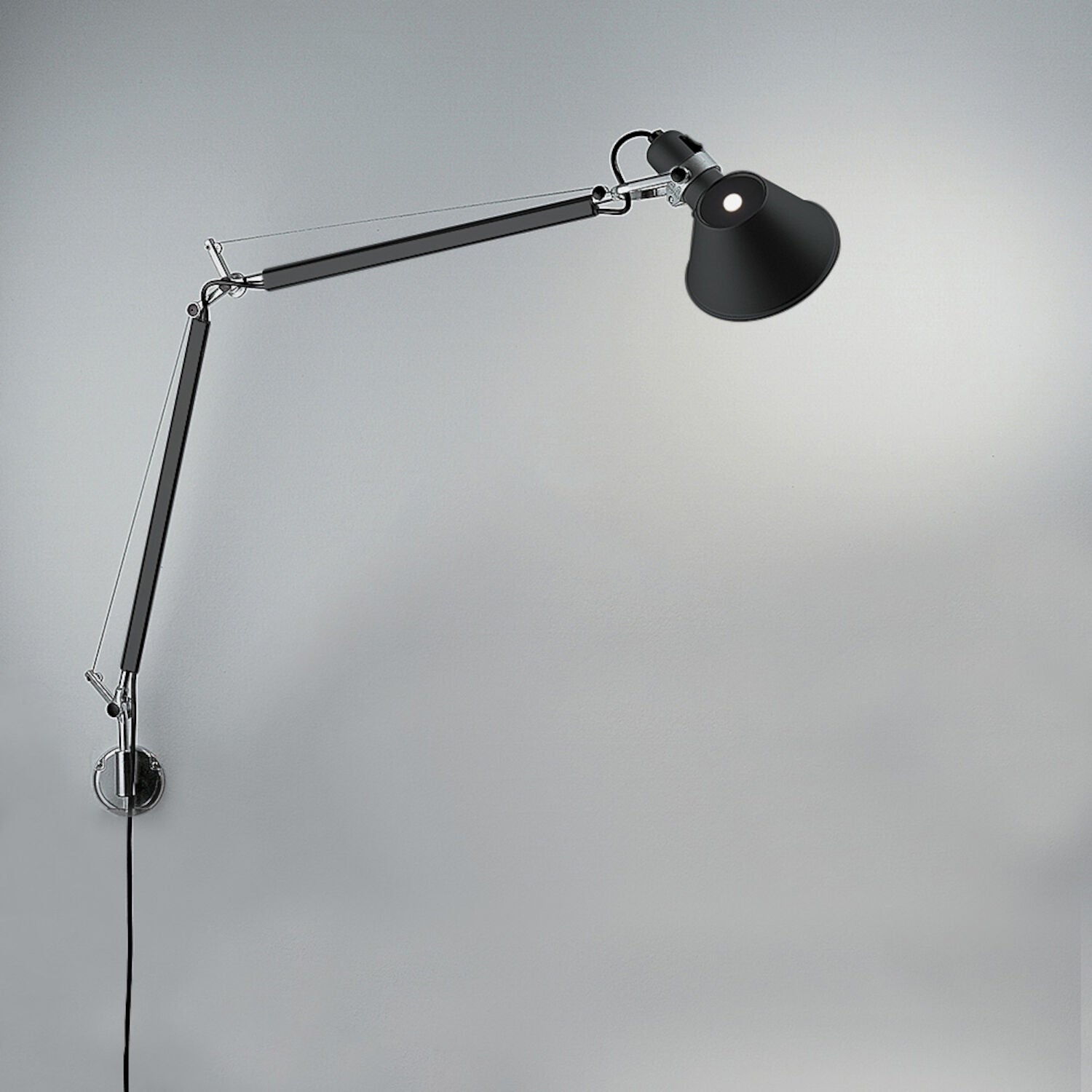 TOLOMEO Murale orientable Noir - TOL1102 | ARTEMIDE