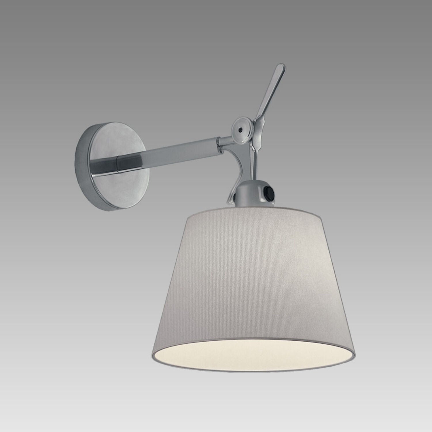 TOLOMEO Murale orientable Nickel - TOL1173 | ARTEMIDE