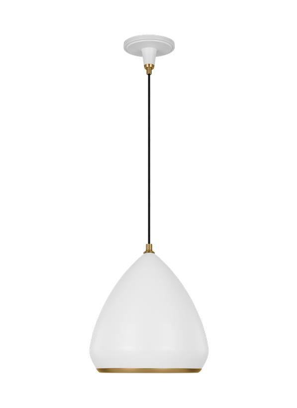 CLASICA Pendant White - TP1121MWTBBS | GENERATION LIGHTING