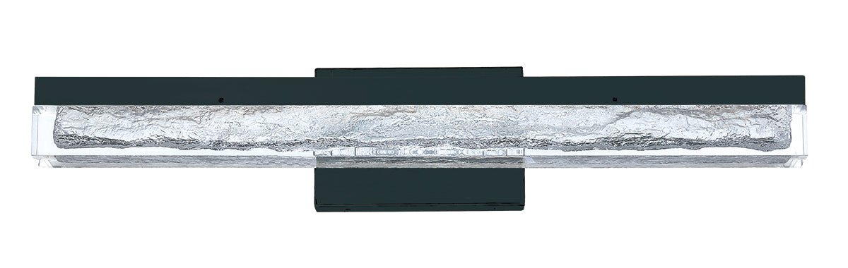 ICE AGE Sconce Black INTEGRATED LED - VF1500-BLK | KENDAL