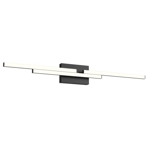ANELLO-MINOR Murale salle de bain Noir DEL INTÉGRÉ - VL52738-BK | KUZCO