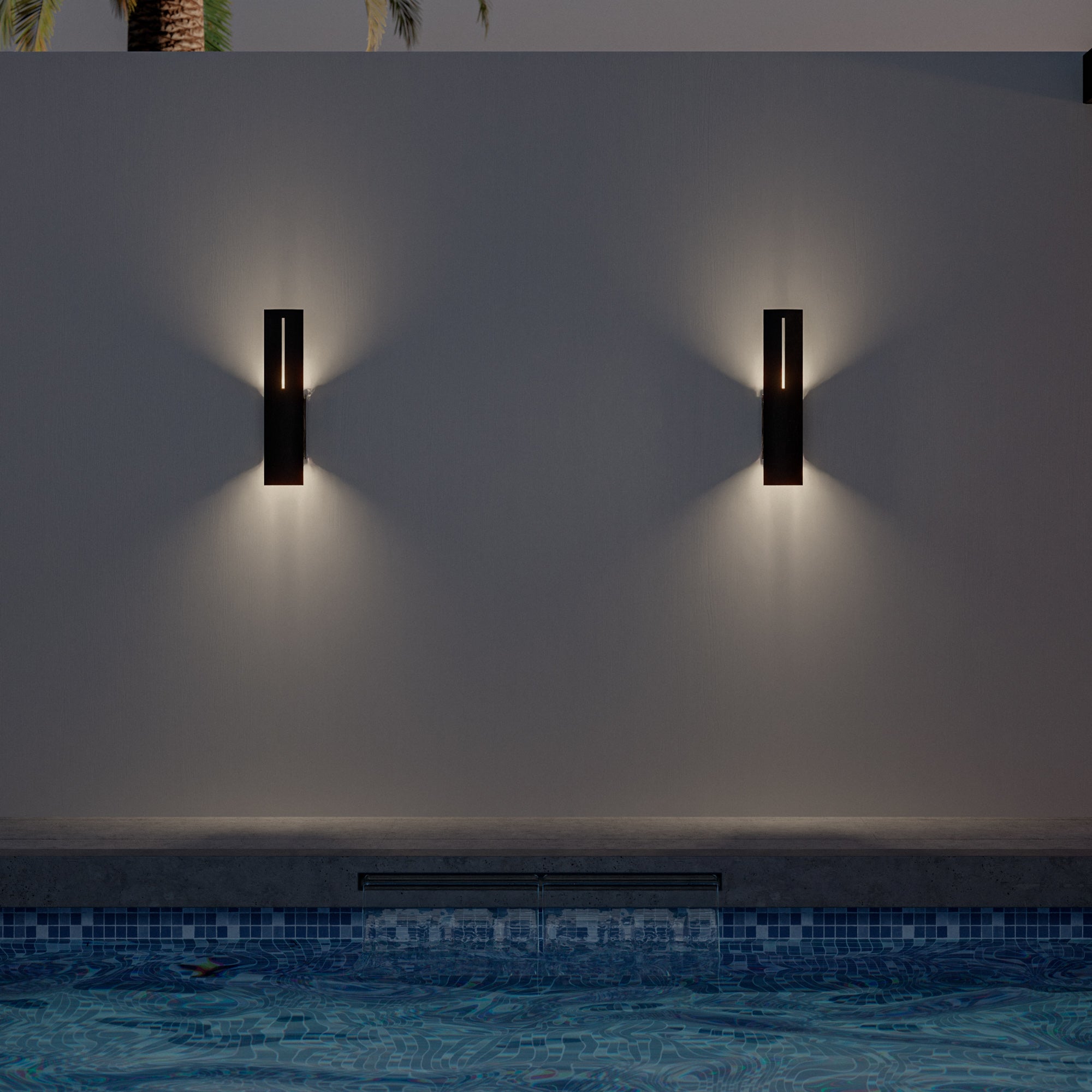 AEGIS Outdoor wall sconce Black INTEGRATED LED - WS-W22320-40-BK | MODERN FORMS