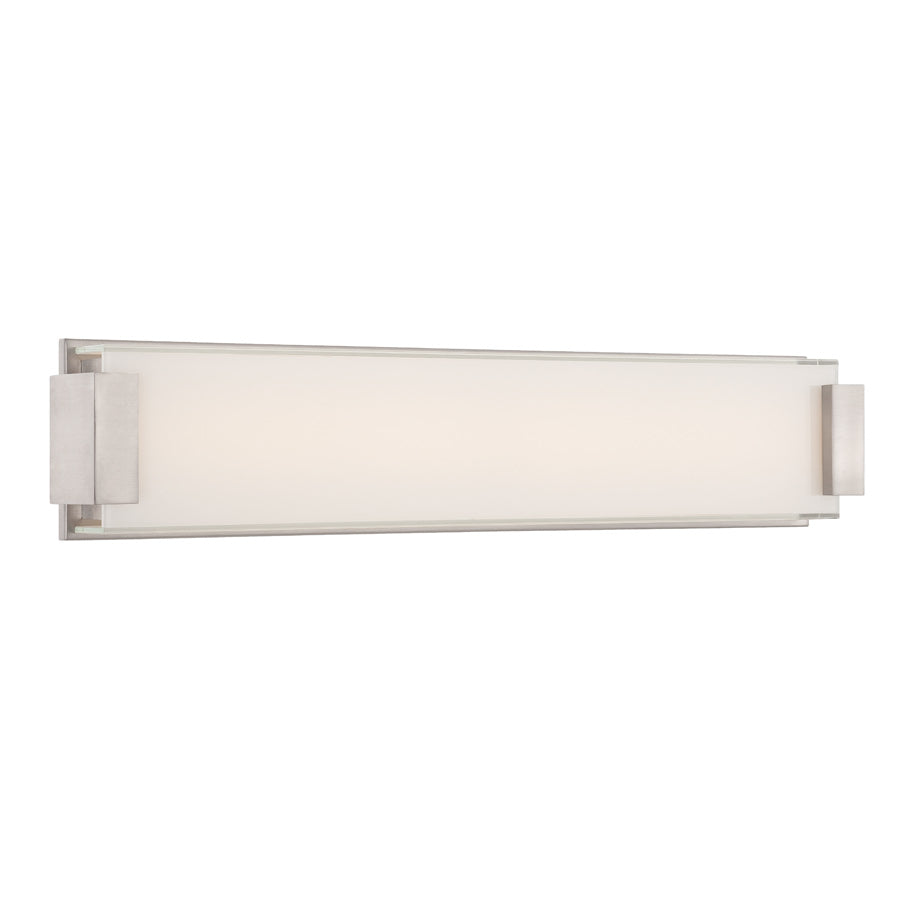 POLAR Bathroom sconce Nickel INTEGRATED LED - WS-3226-BN | MODERN FORMS