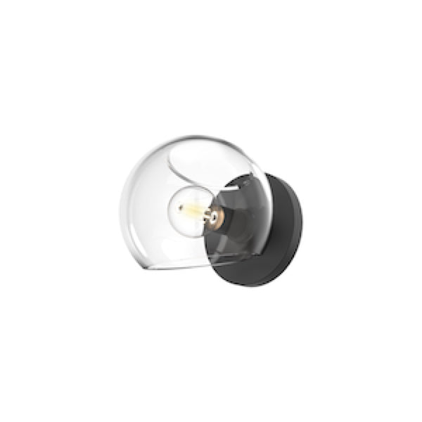 WILLOW Wall sconce Black - WV548006MBCL | ALORA MOOD