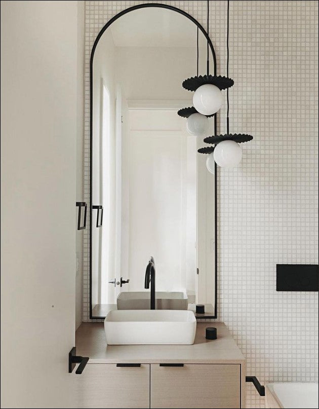 MODERN-RUFF Suspension simple Noir - C83101BKOP | MATTEO